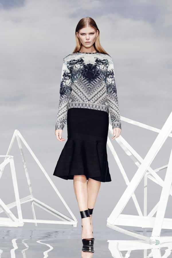 Платья и костюмы Herve Leger Коллекция Pre-Fall 2014