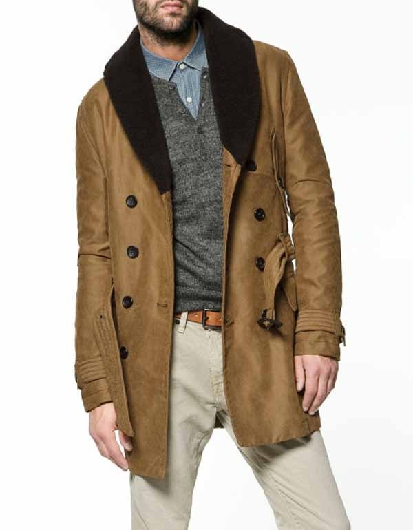 Модные мужские дубленки 2013-2014