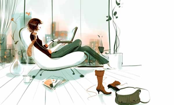 Фэшн иллюстрации девушек от Sophie Griotto