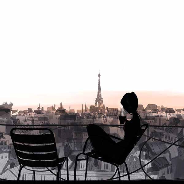 Фэшн иллюстрации девушек от Sophie Griotto