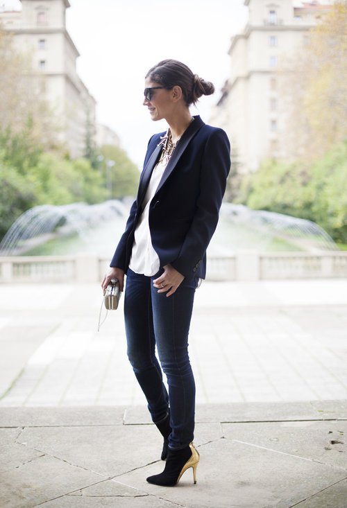 Уличные образы, вдохновленные офисным стилем