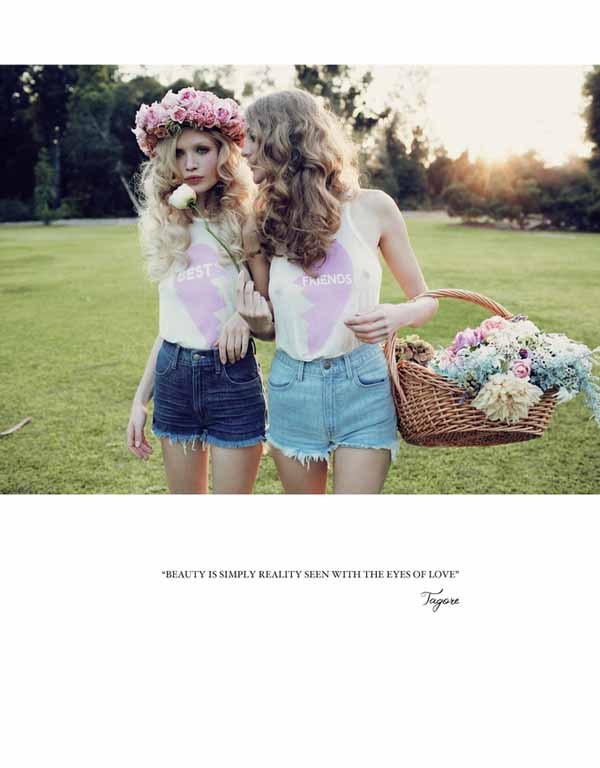 Солнечный летний Lookbook женской одежды Wildfox 2014
