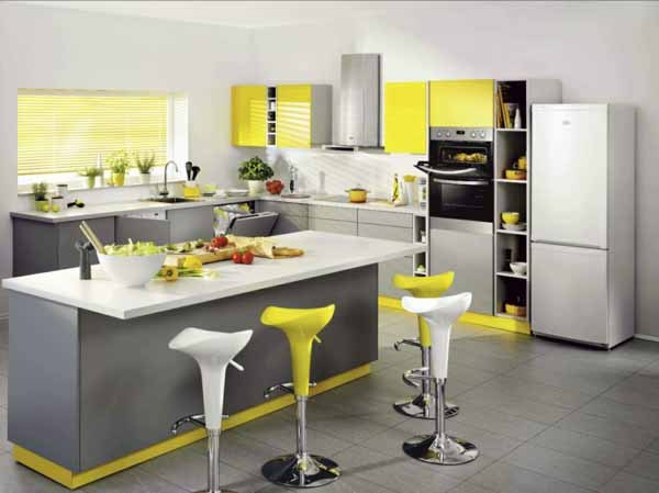 modern-yellow-white-kitchen-design
