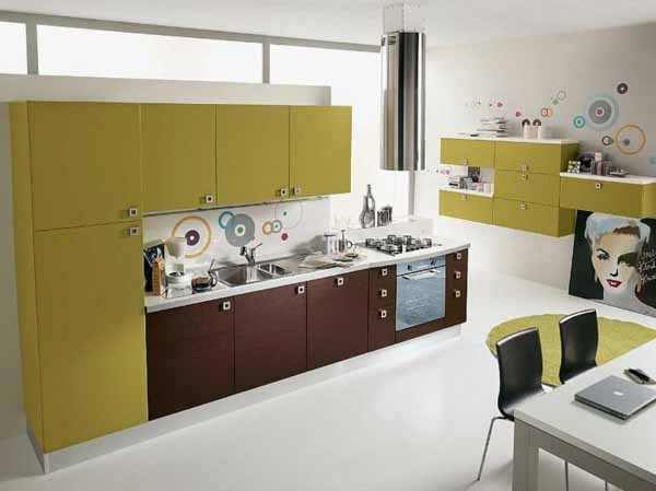 yellow-kitchen-cabinets