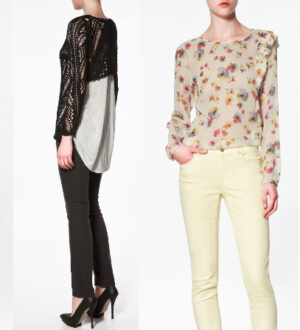 Новая Коллекция Zara Весна 2012 (Блузы, Кардиганы, Рубашки и Топы)