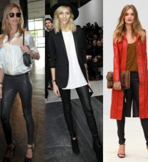 С чем носить леггинсы фото примеры на весну-лето 2013