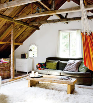 Интересные идеи для интерьера. Применение гамака