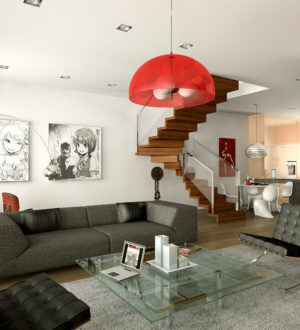 Современный дизайн интерьера гостиной