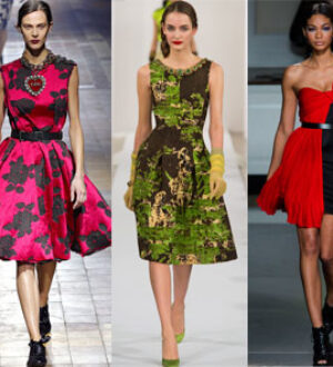 Самые стильные коктейльные платья сезона Зима 2014