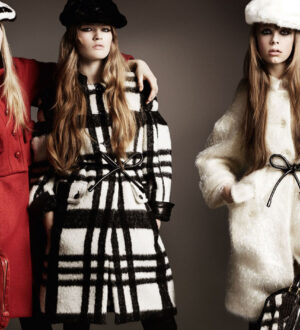 Модные зимние образы 2014 года от Burberry