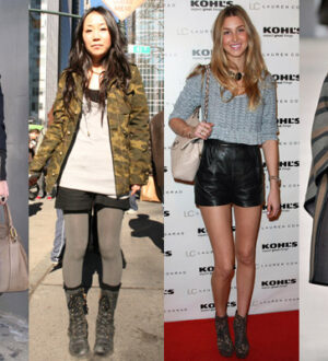 С чем носить шорты осенью и зимой