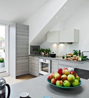 Современные интерьеры маленьких кухонь