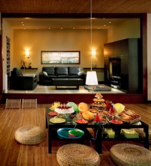 Современная гостиная в японском стиле