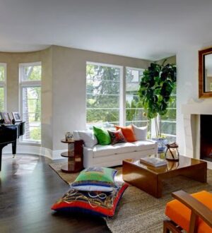 Современные потрясающие интерьеры с камином