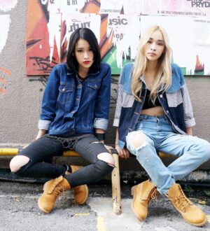 Стильные уличные образы с ботинками Timberland