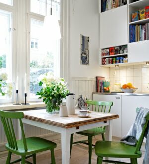 Как обустроить маленькую кухню