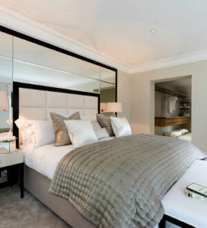 Зеркальная стена в интерьере