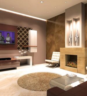 Венецианская штукатурка в современном интерьере