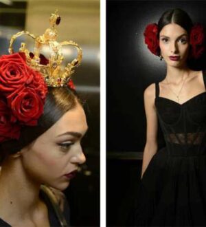 Бэкстейдж с показа Dolce & Gabbana