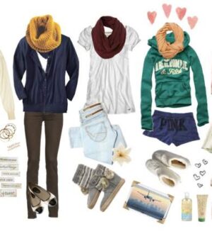 C чем и как носить женский шарф осенью-зимой 2014-2015