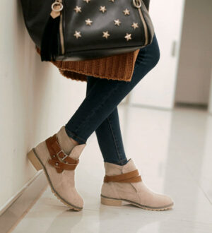 С чем носить и сочетать замшевые сапоги