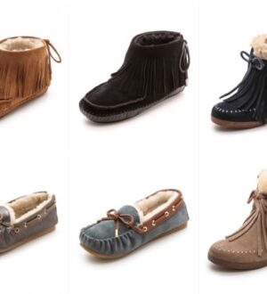 Лучшие модели зимних женских мокасин 2015