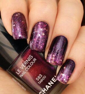 Маникюр с блестками — лучшие идеи для любого праздника