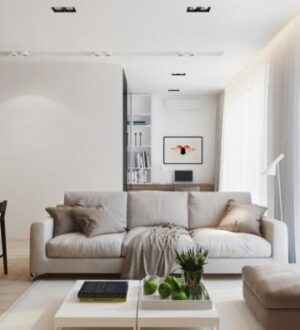 Современный интерьер квартиры 50 кв.м.