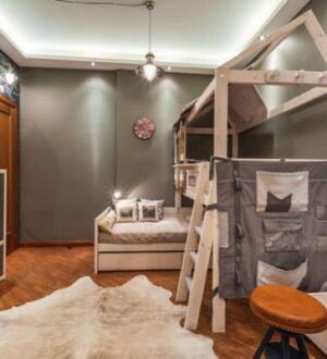 Интерьер детской комнаты в стиле лофт