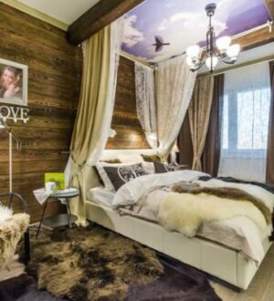 Как оформить спальню в стиле шале