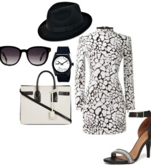 Черно-белое всегда в моде — стильные сеты