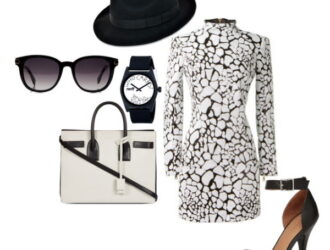 Черно-белое всегда в моде — стильные сеты