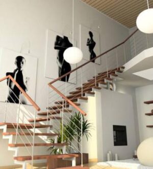 Фото красивых лестниц в частном доме