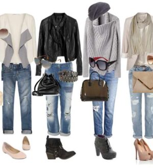 С чем носить рваные джинсы?