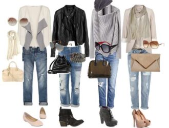 С чем носить рваные джинсы?