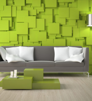 Дизайн интерьера в зеленых тонах