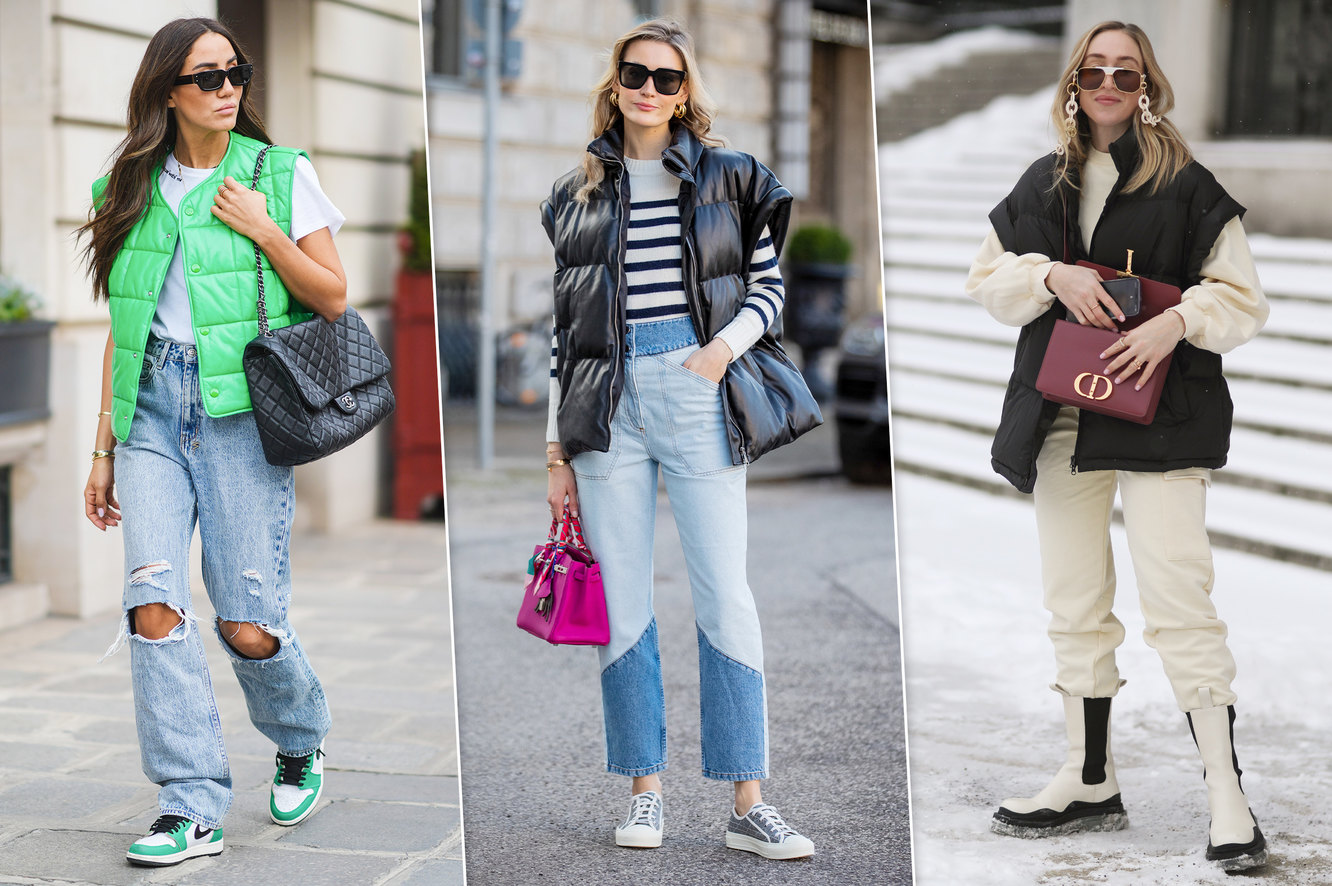 женские пуховые жилеты