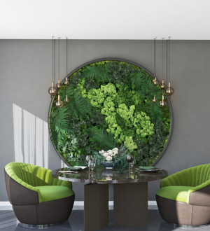 Стены из мха: оживите природу в вашем офисе