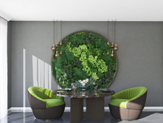 Стены из мха: оживите природу в вашем офисе