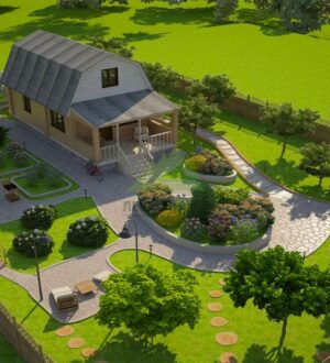 Благоустройство дачной придомовой территории