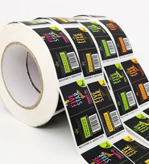 Печать самоклеящихся наклеек и стикеров в Москве